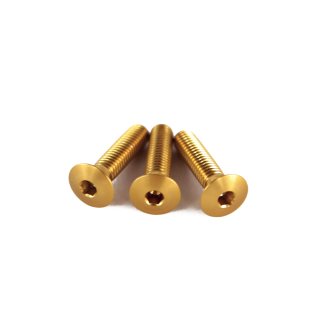 Gold anodized