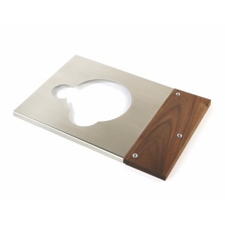 Brushed stainless steel