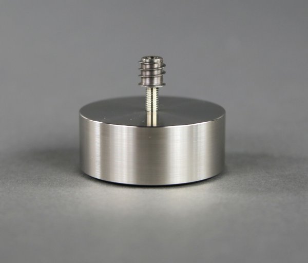 Stainless steell 65 x 25 mm (height adjustable)